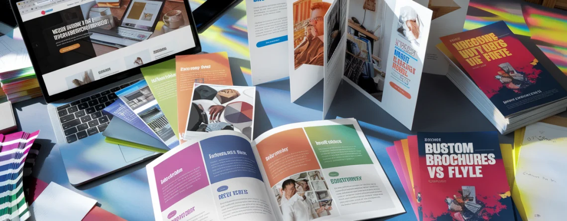 Custom Brochures vs Flyers