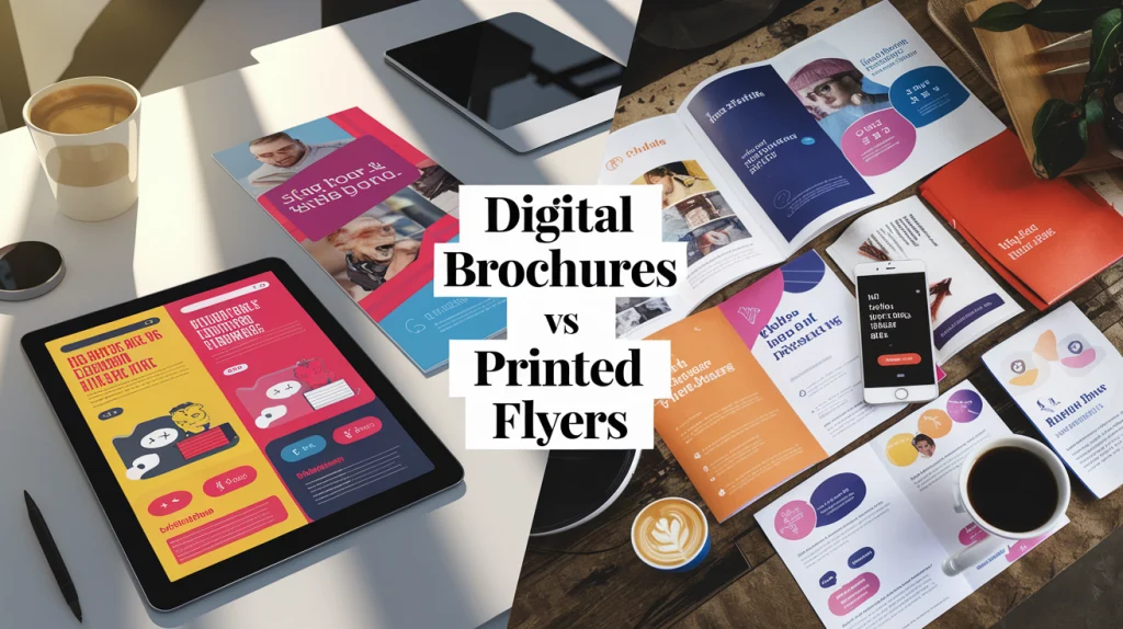Digital Brochures vs Printed Flyers