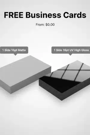 free business card printing canada