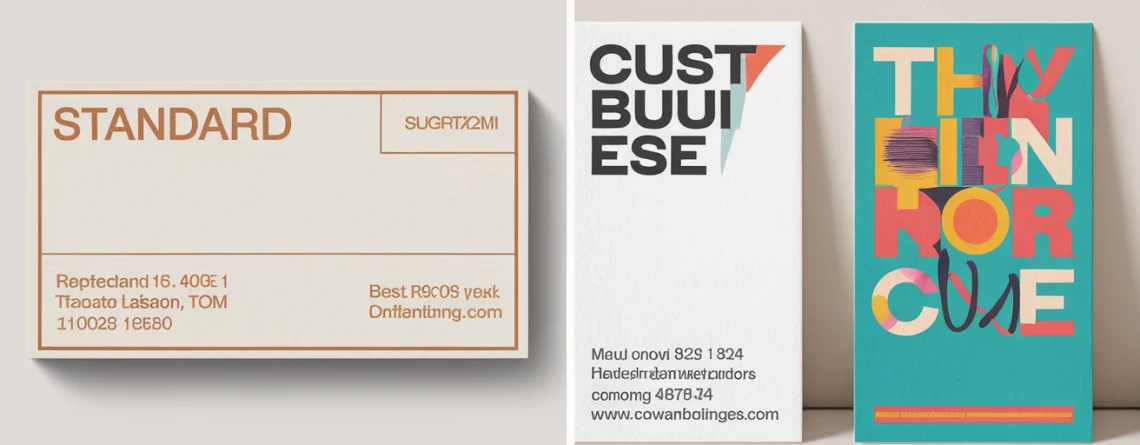 Choosing the Right Business Card Size: Standard vs Custom