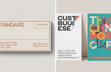 Choosing the Right Business Card Size: Standard vs Custom