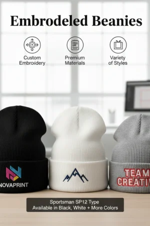 custom embroidered beanies canada
