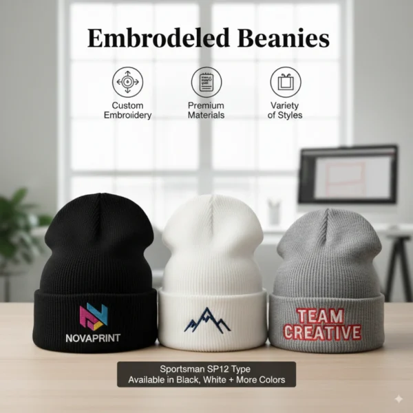 custom embroidered beanies canada