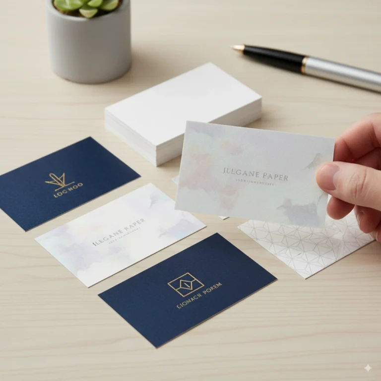 pearl paper business cards printing in canada