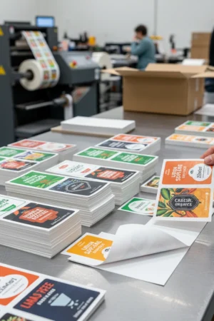 square cut labels printing toronto