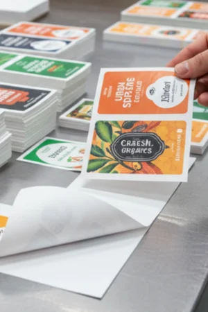 custom square cut labels canada